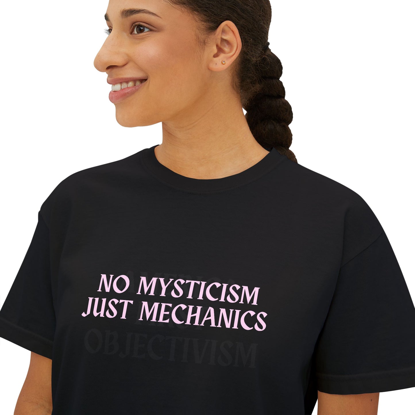No Mysticism, Just Mechanics Boxy Tee