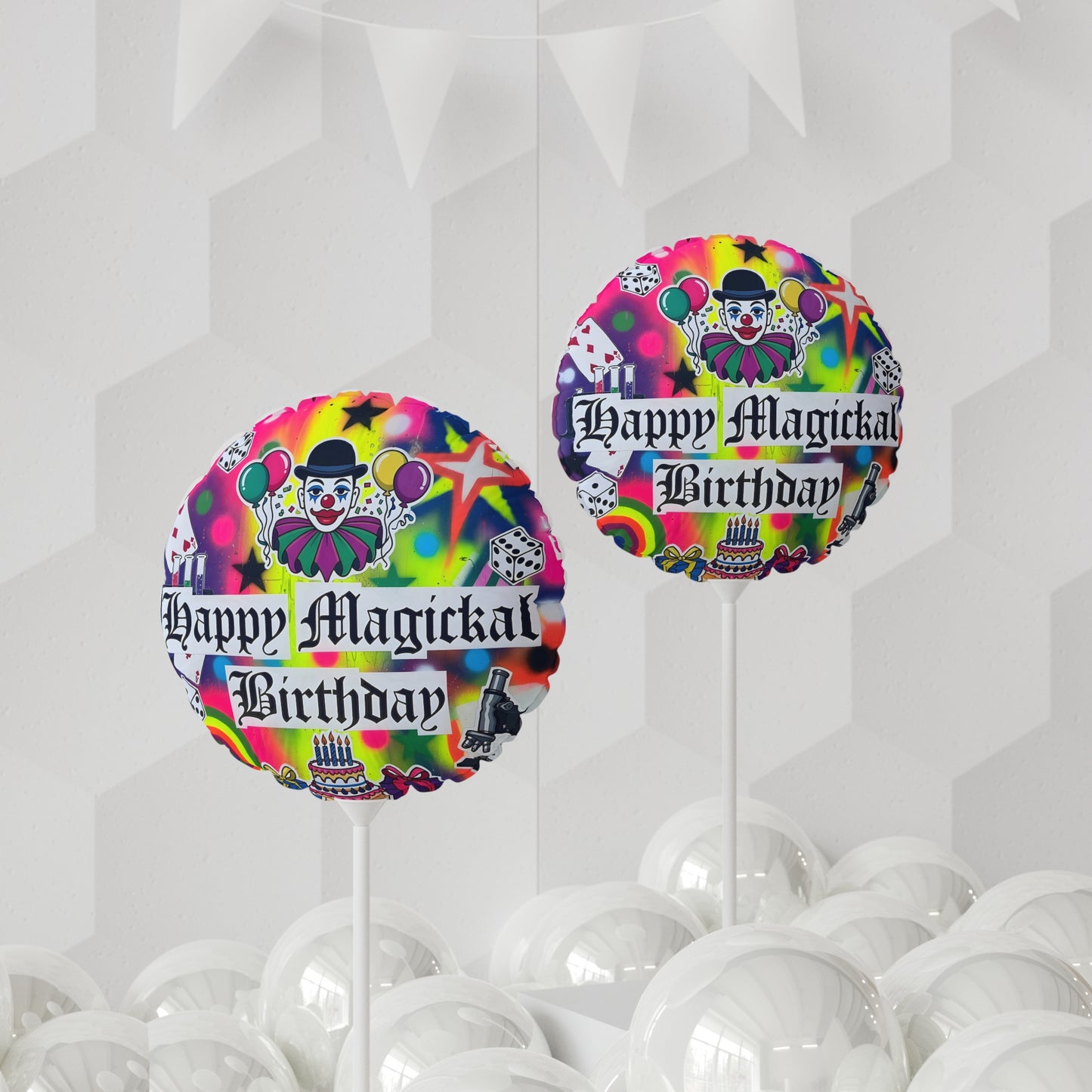 Graffiti Birthday Balloon 11"