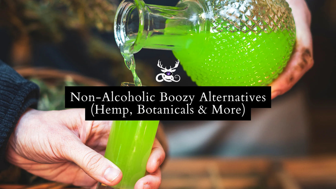 Non-Alcoholic Boozy Beverage Alternatives (Hemp, Botanicals & More)
