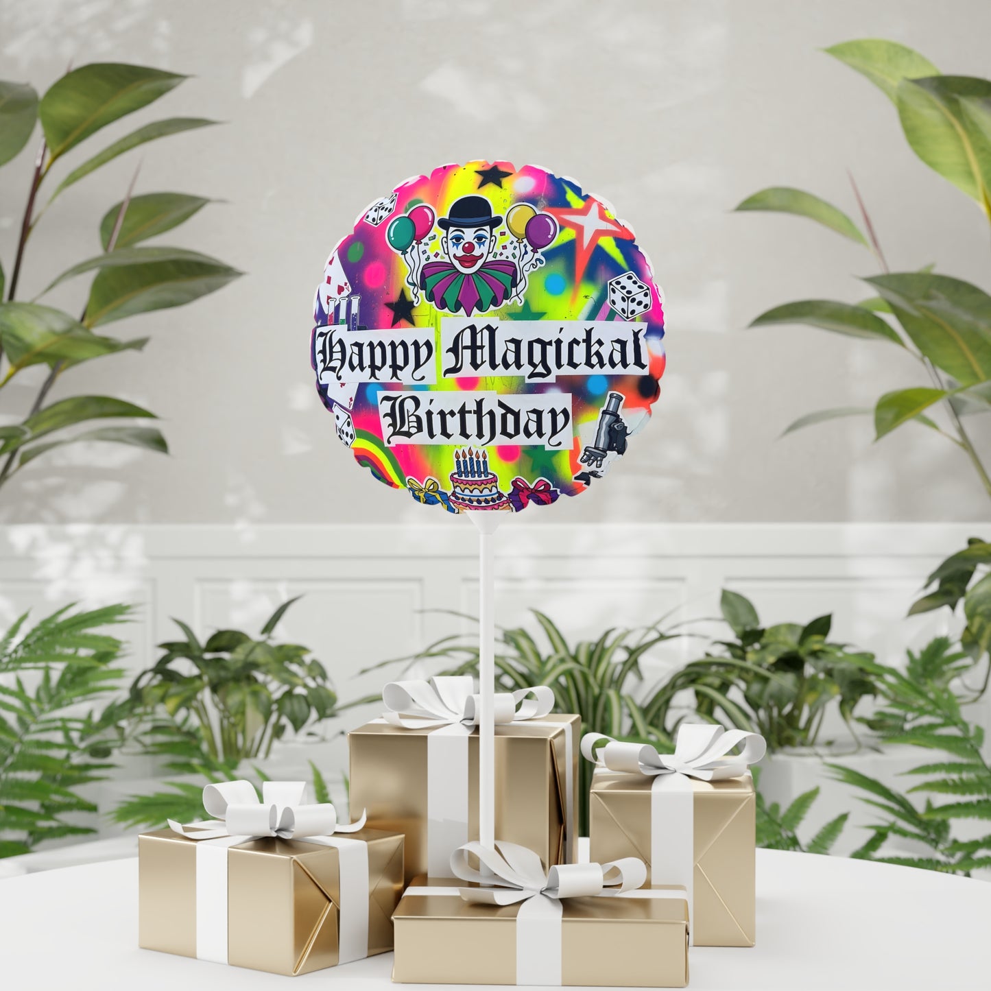 Graffiti Birthday Balloon 11"