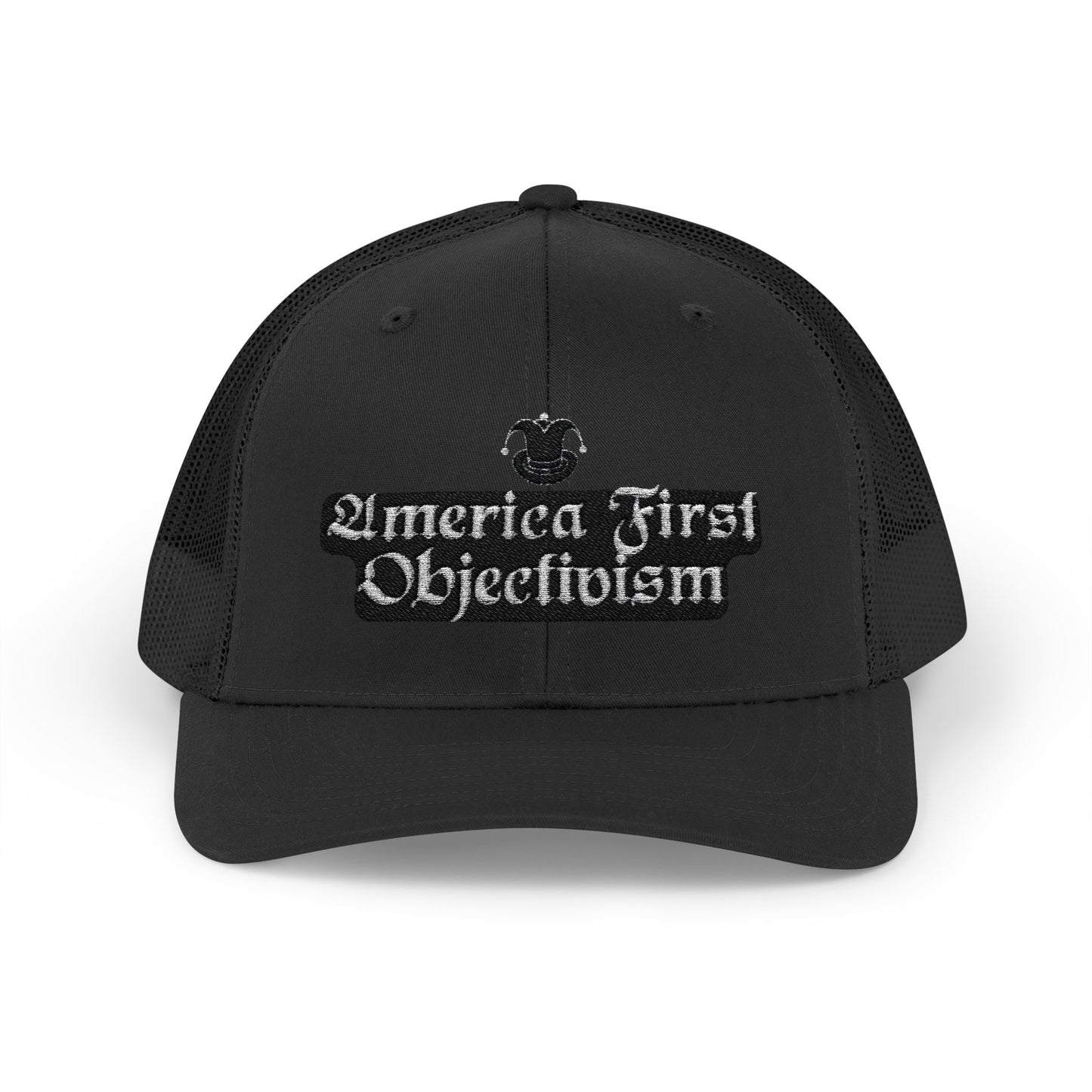 America First Objectivism Snapback Trucker Cap