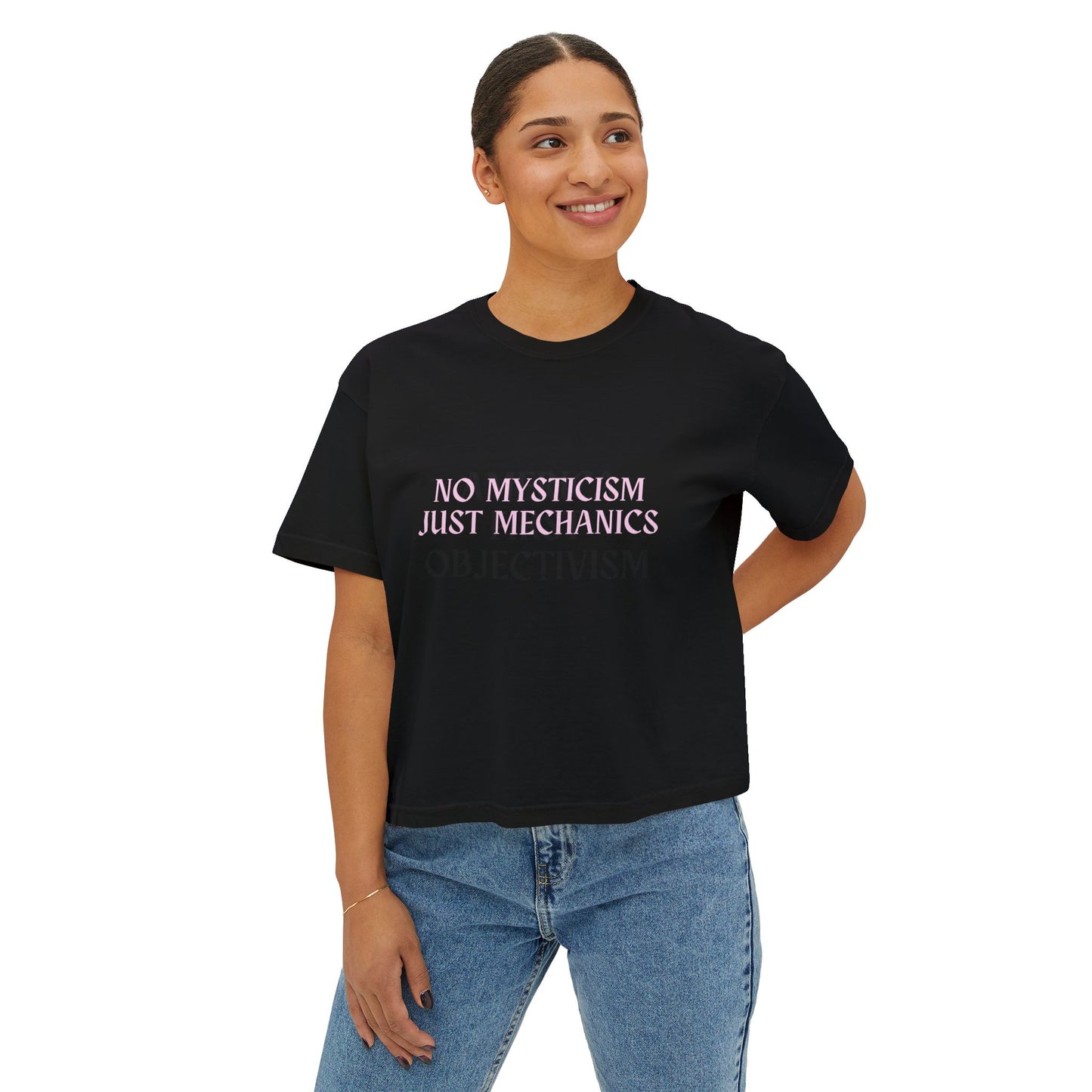 No Mysticism, Just Mechanics Boxy Tee