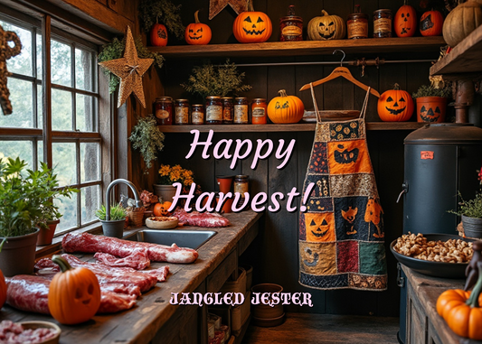 Butcher Shop Halloween Print