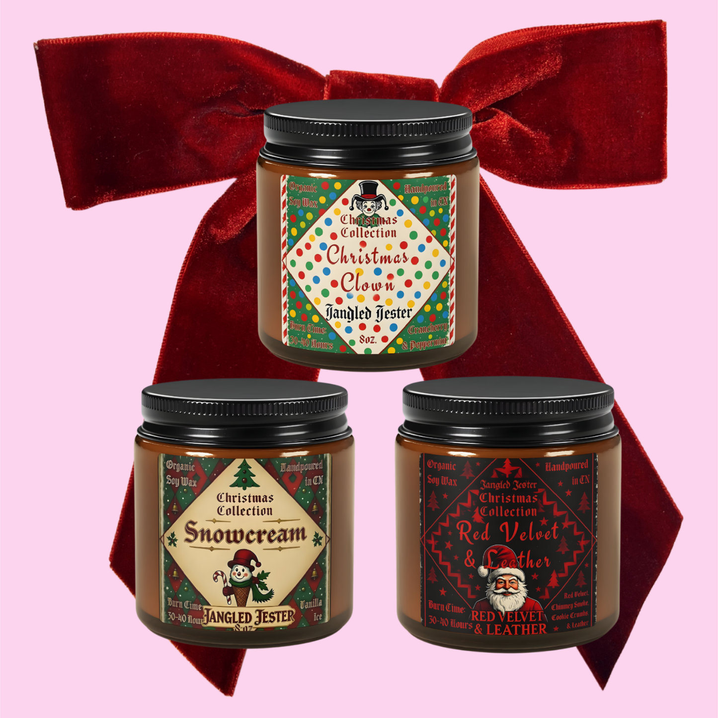 Christmas Candle Set