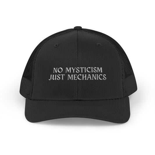 No Mysticism, Just Mechanics Snapback Hat