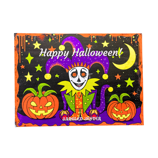 Neon Magic Patch Halloween Print