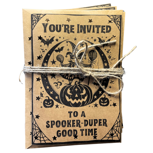 Spooker Duper Candy Catwalk Invitations (6 Pack)